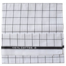 Mundu - White Check Cotton Lungies